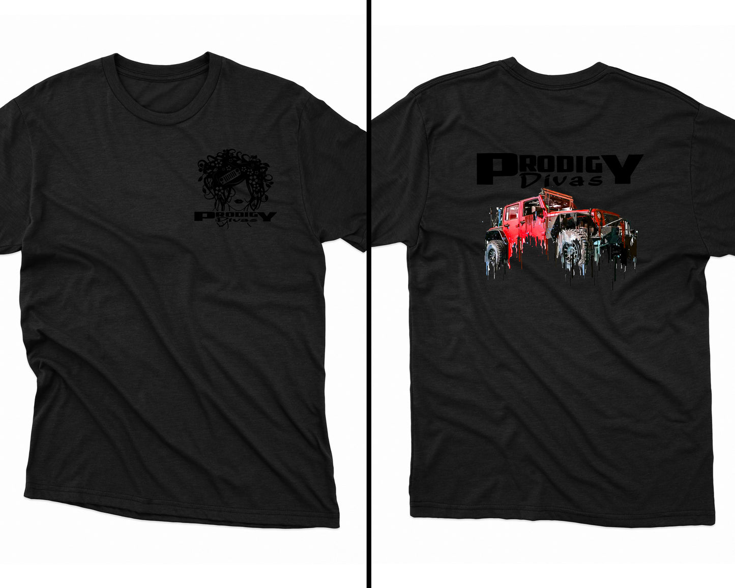Black Prodigy Divas Colored Jeeps