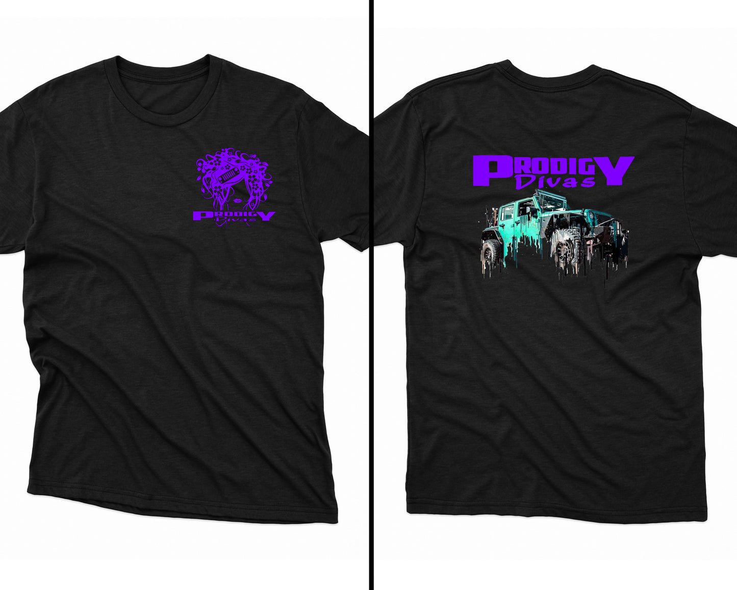 Black Prodigy Divas Colored Jeeps