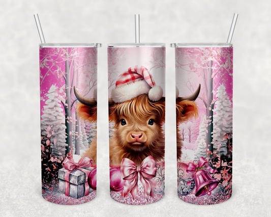 Christmas Highland Cow