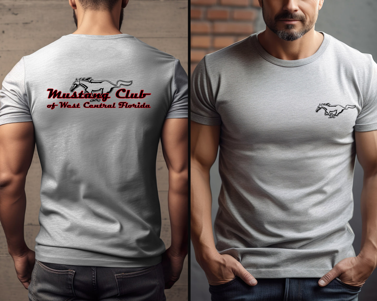 Mustang Club Shirt Cement