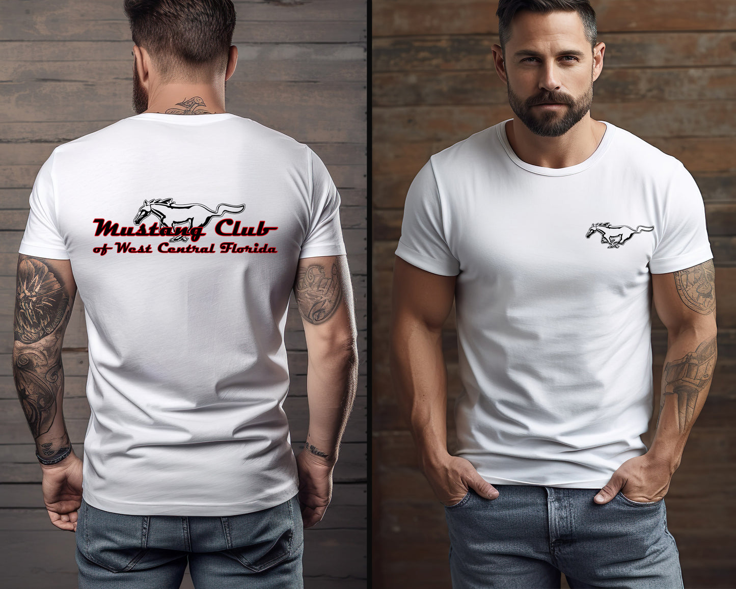 Mustang Club Shirt White