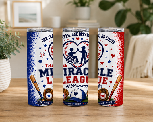 Red, White, and Blue Miracle League Tumbler